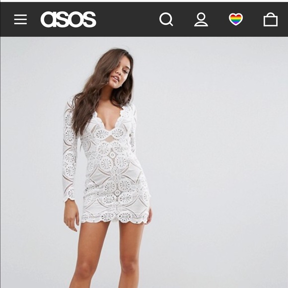 White lace dress - Picture 2 of 7